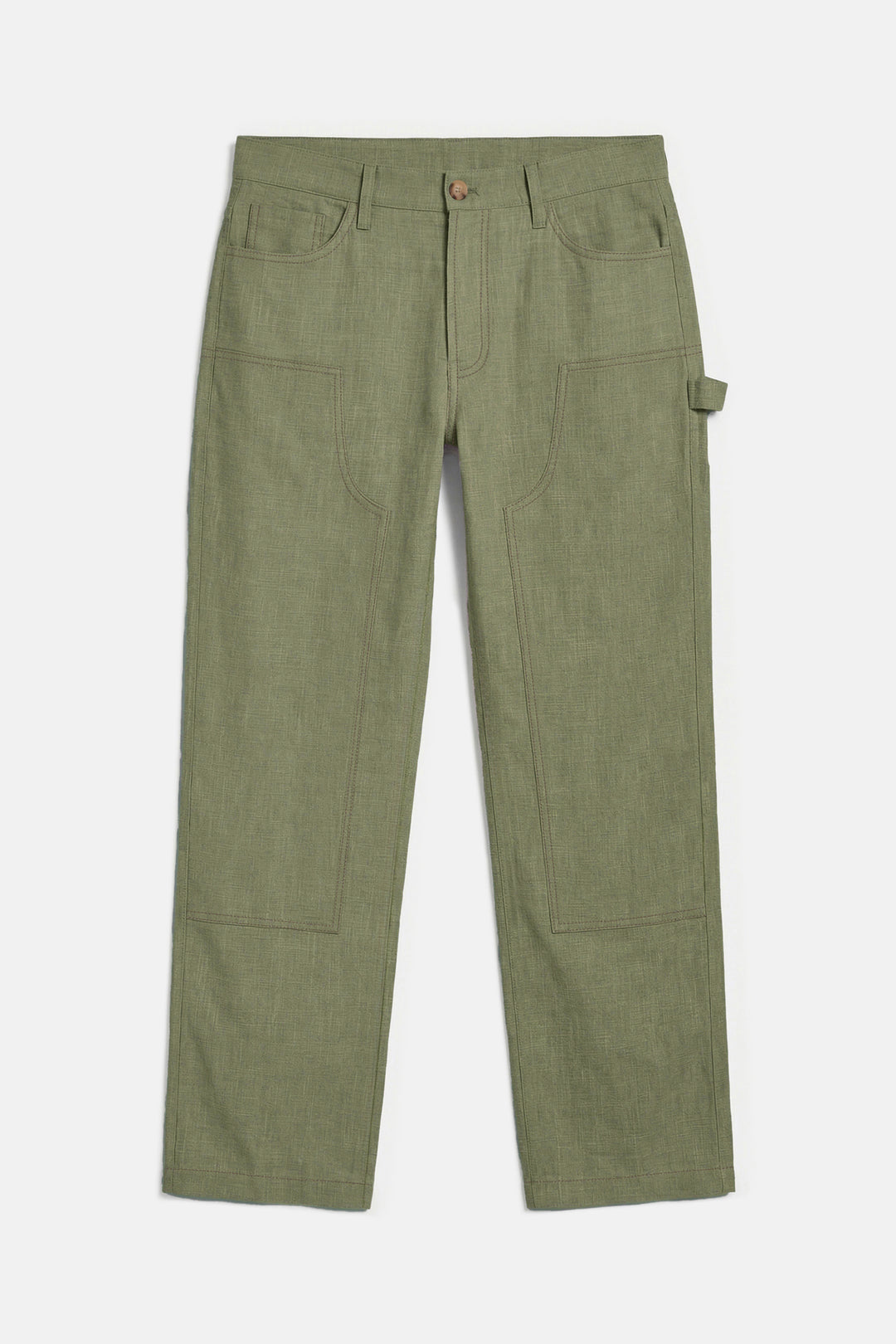 Carpenter Linen Pant Green