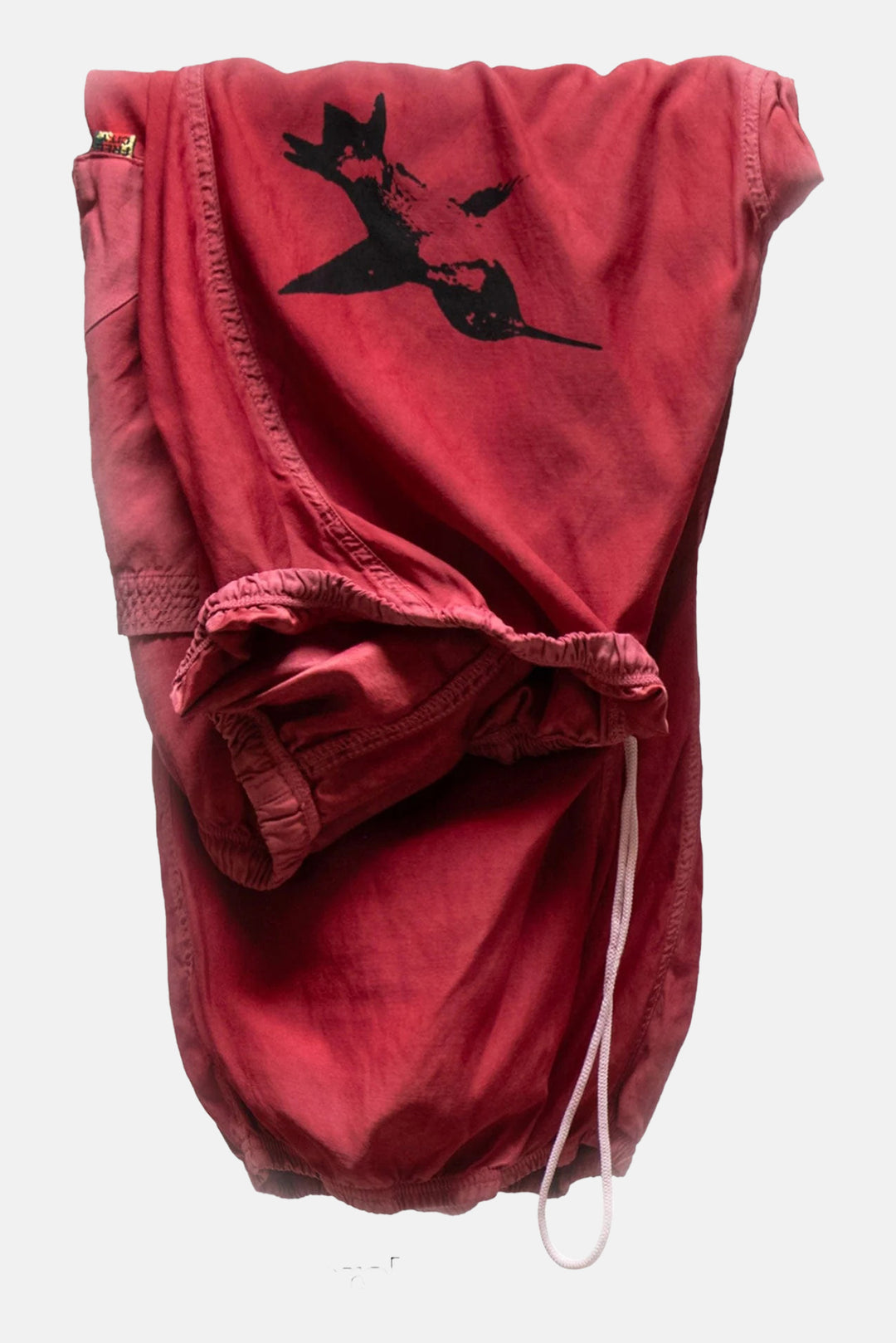 Sparrow Matte/Satin Loose Drawcord Biggy Pant - Artyard Red
