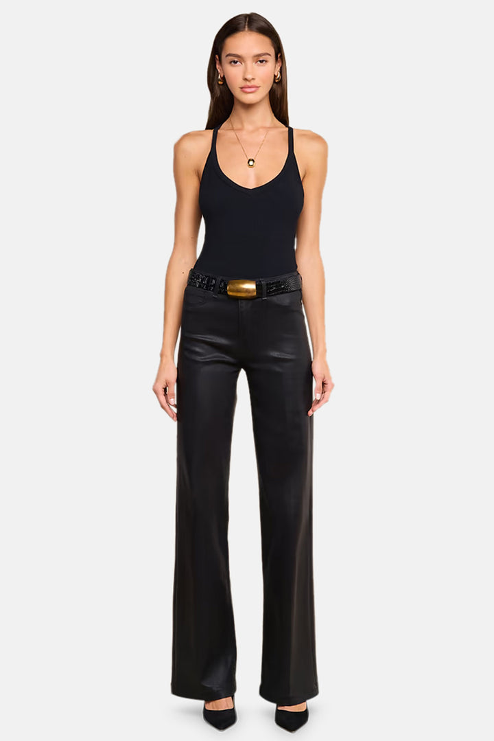 Wrenna Racerback Bodysuit Black
