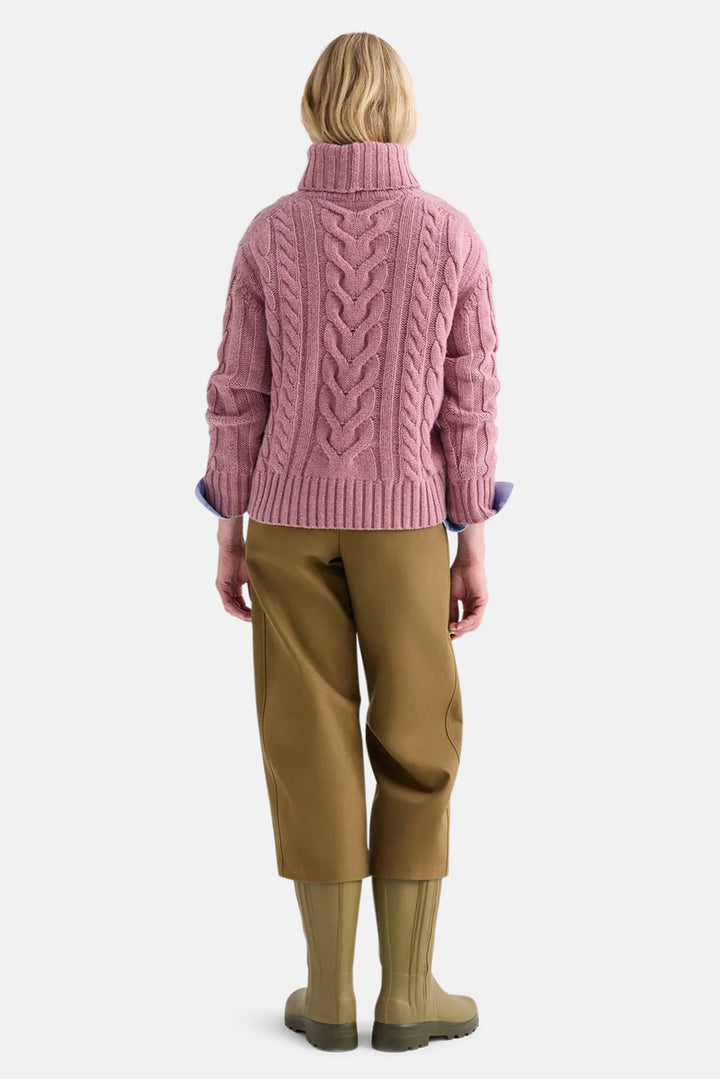 Traveling T Neck in Plum