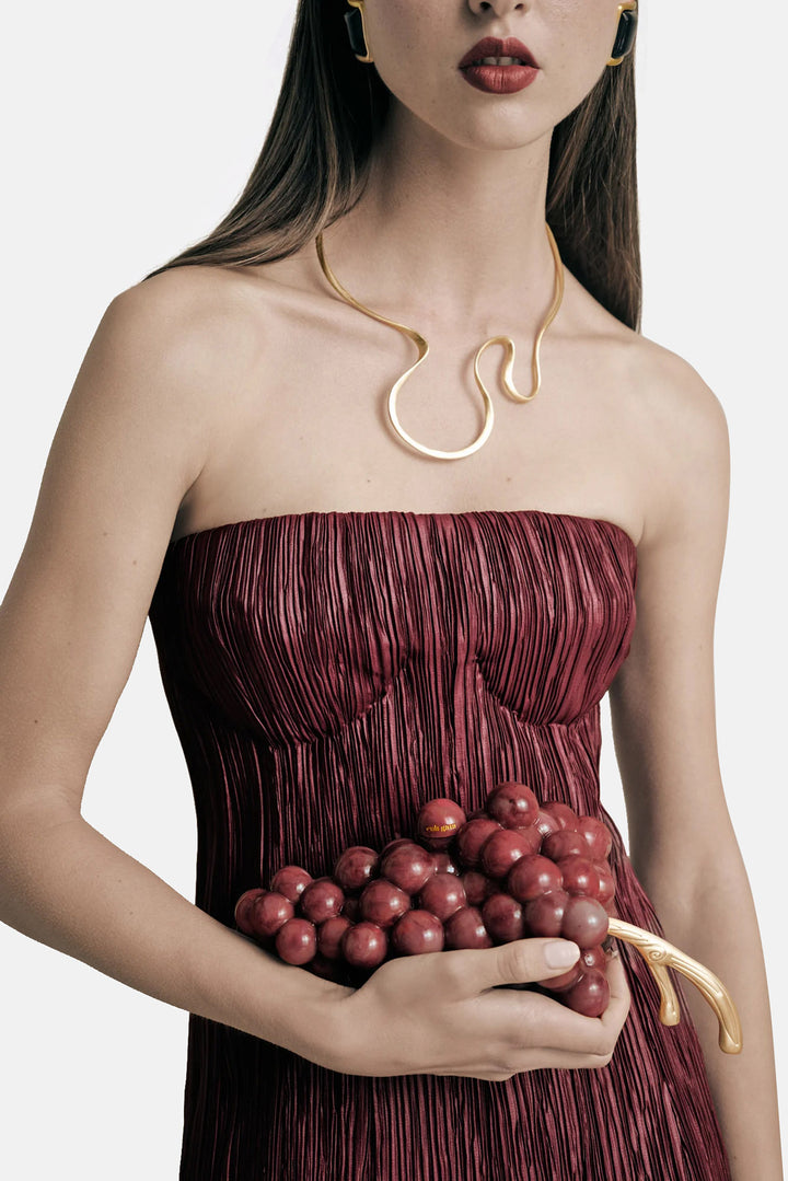 The Grape Clutch Crimson