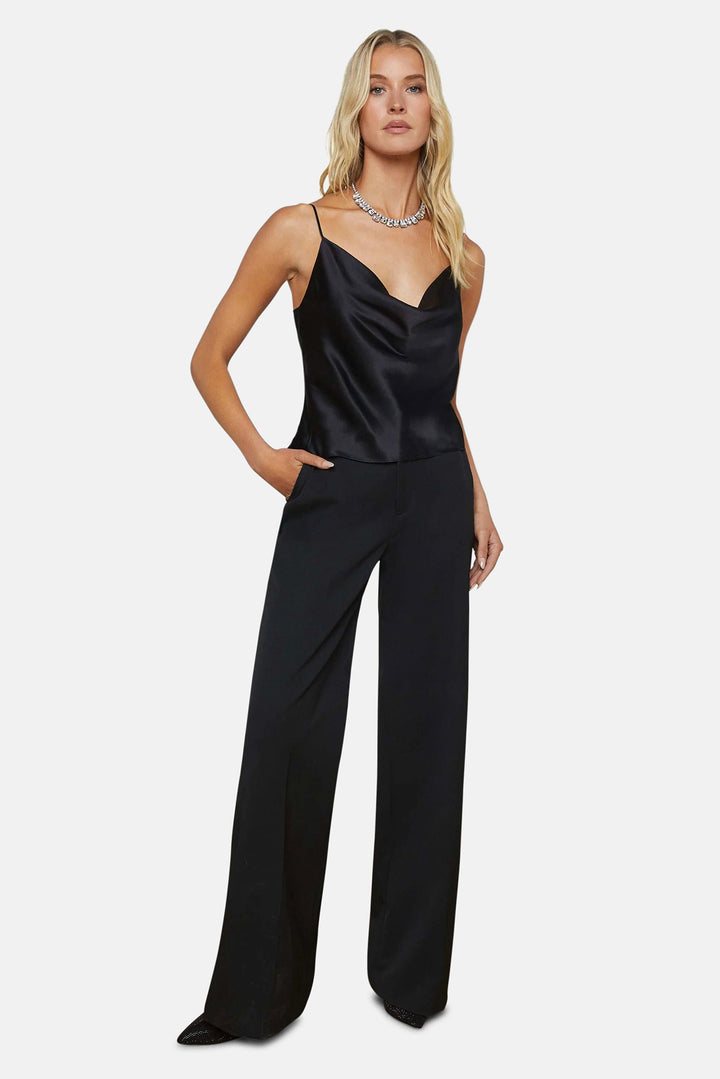 Calista Satin Camisole Black