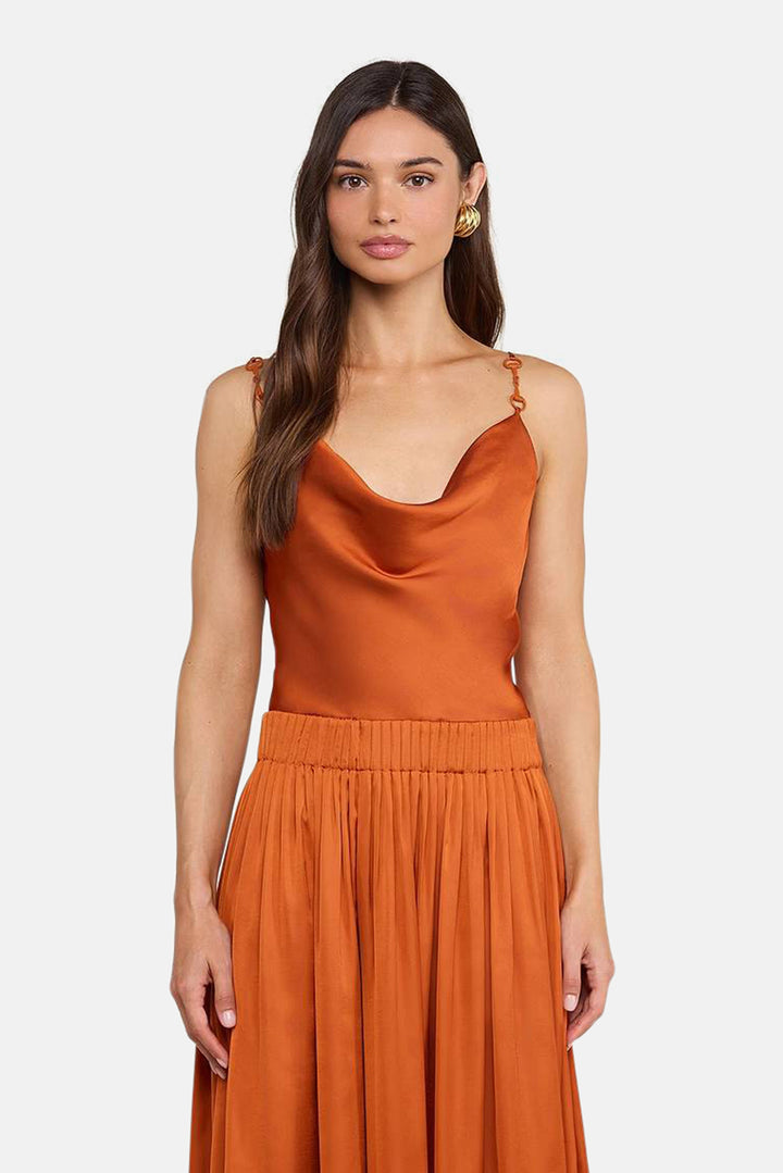 Calista Satin Camisole Sienna