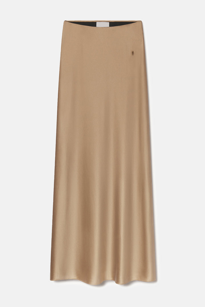 Camila Midi Skirt Taupe