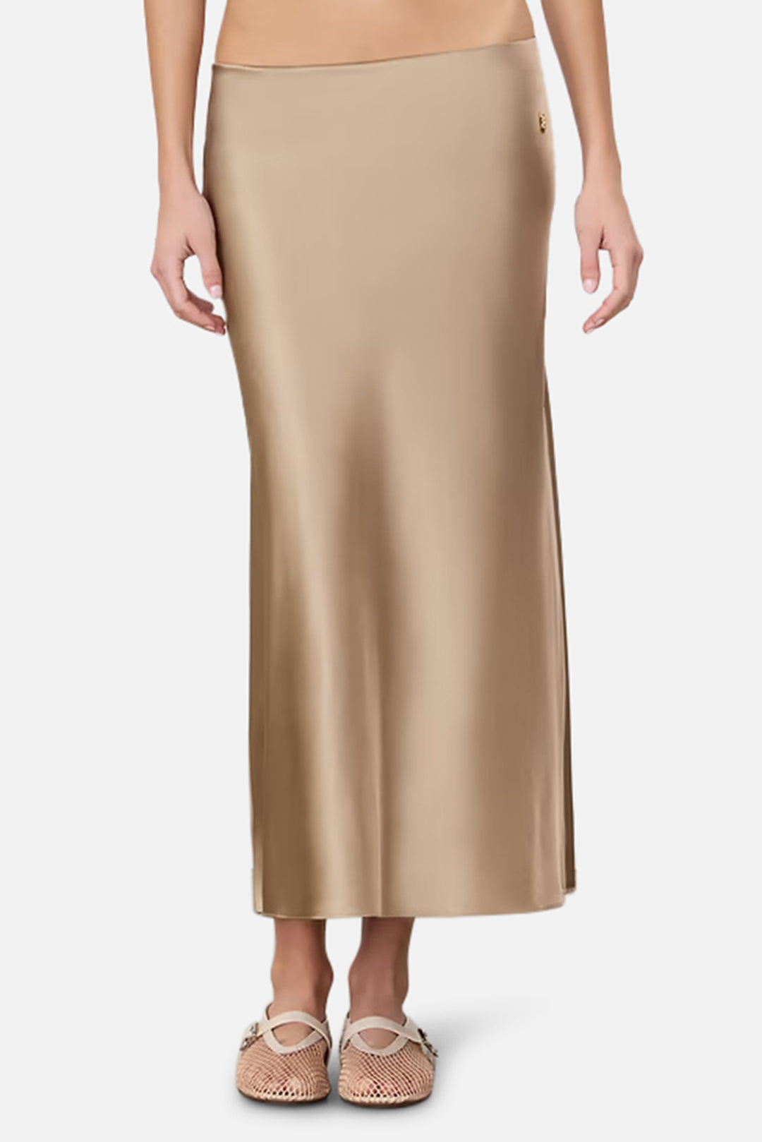 Camila Midi Skirt Taupe