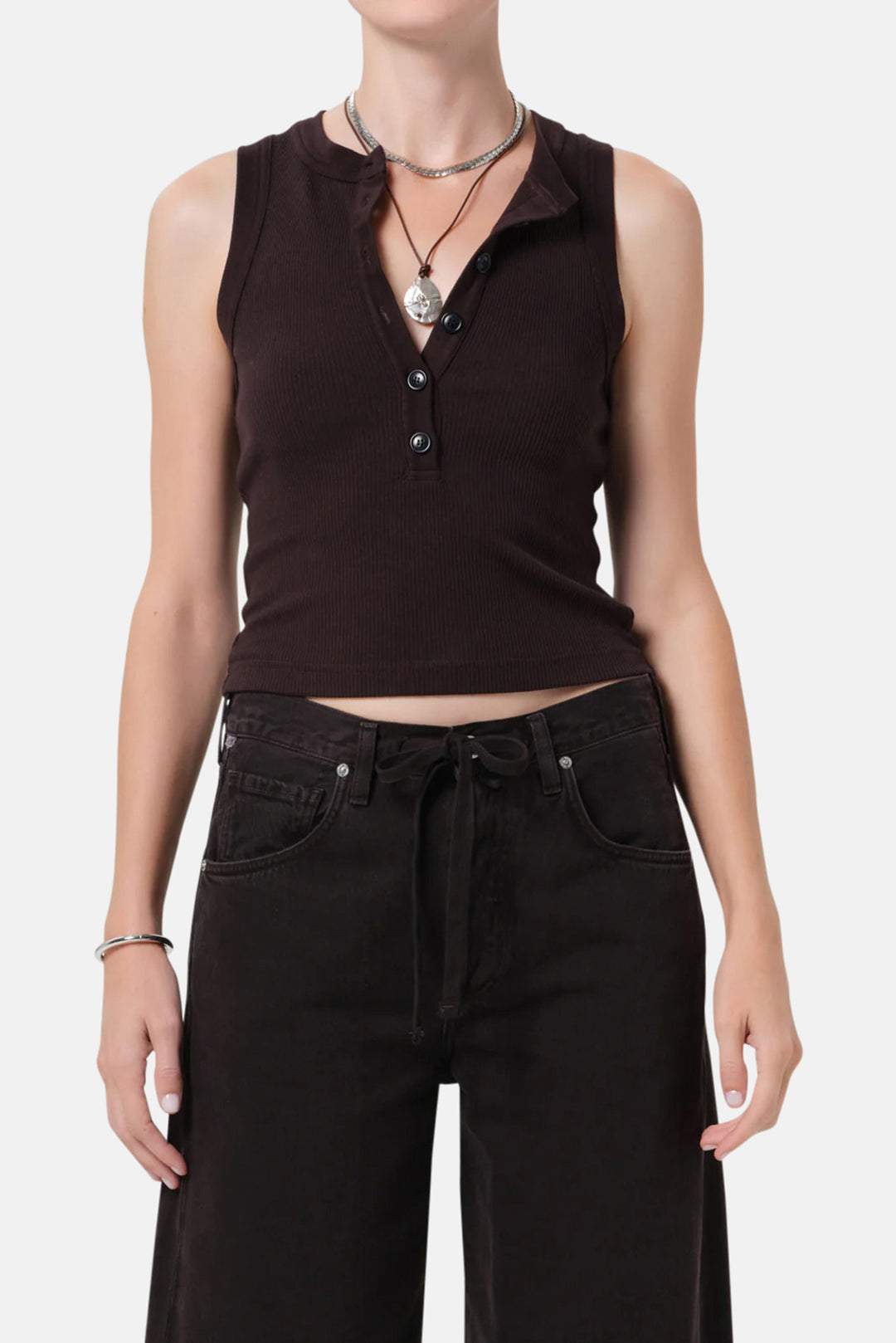 Caralyn Tank in Chocolate