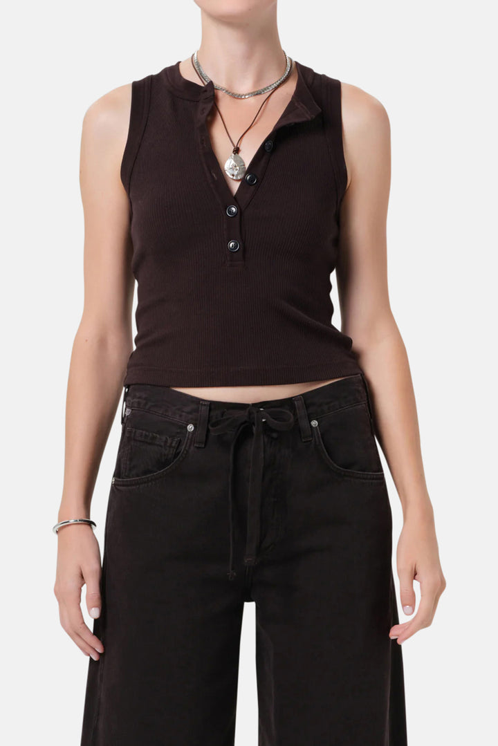 Caralyn Tank in Chocolate