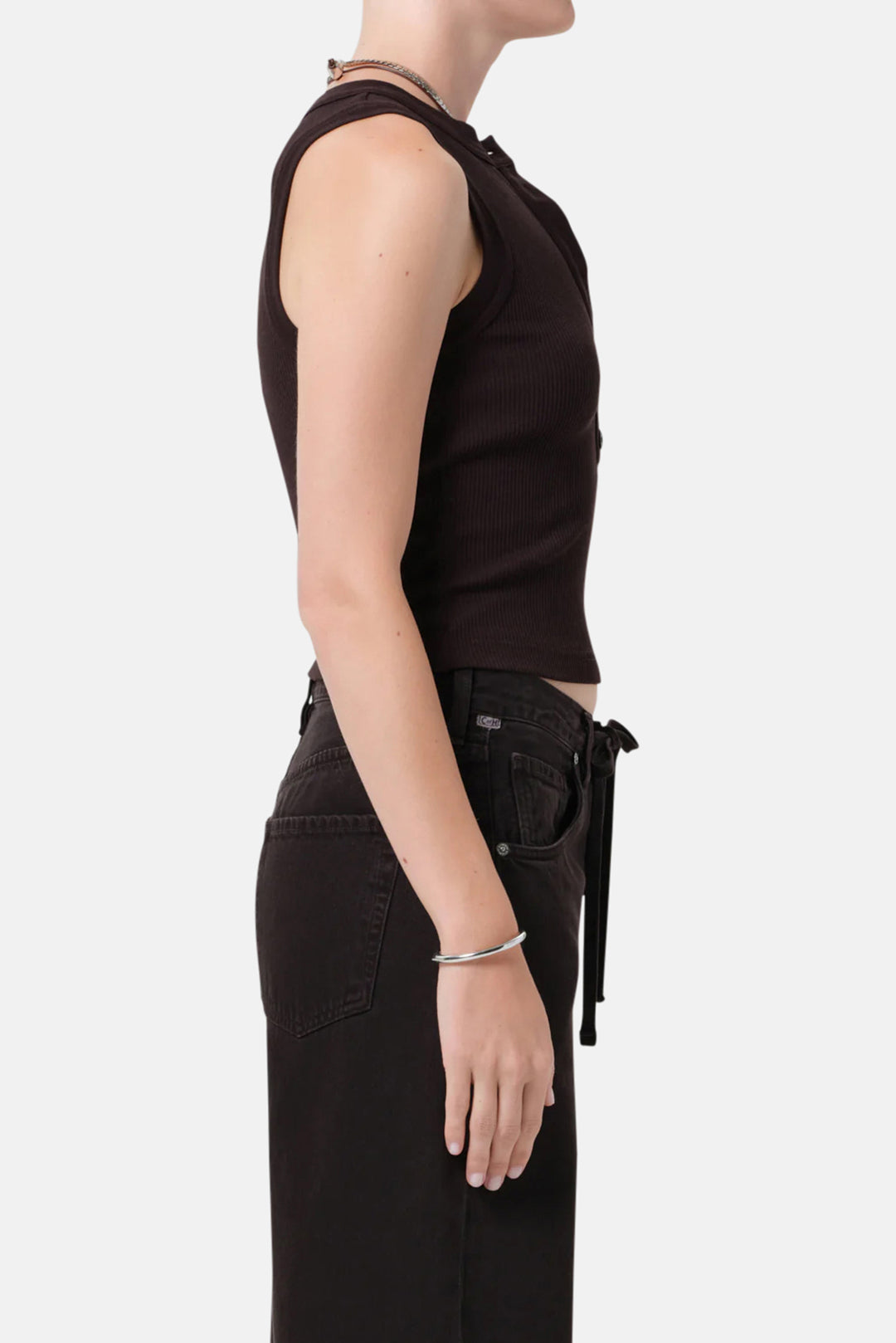 Caralyn Tank in Chocolate