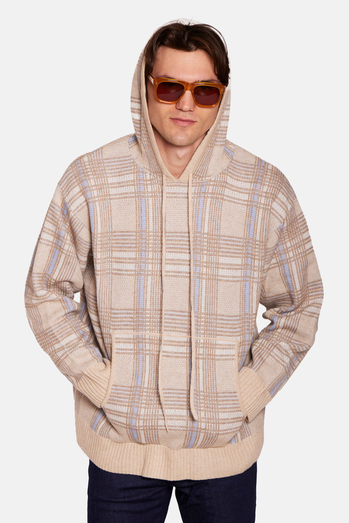 Cashmere Hood Multi Plaid