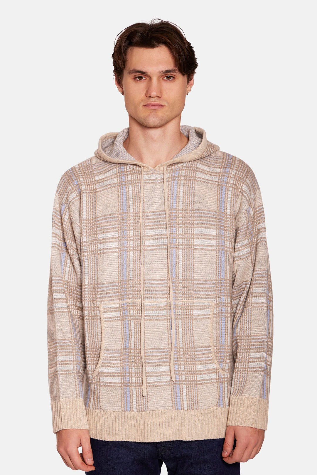 Cashmere Hood Multi Plaid