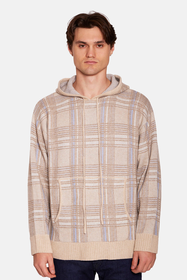 Cashmere Hood Multi Plaid