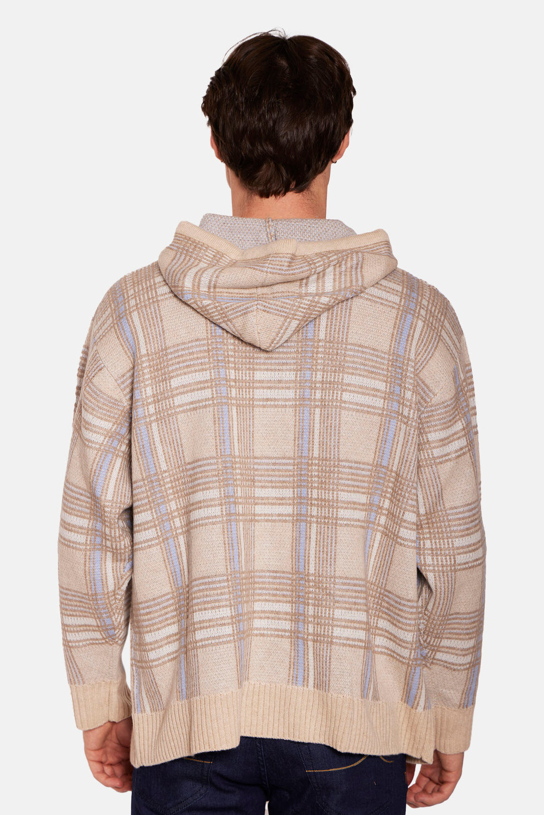 Cashmere Hood Multi Plaid