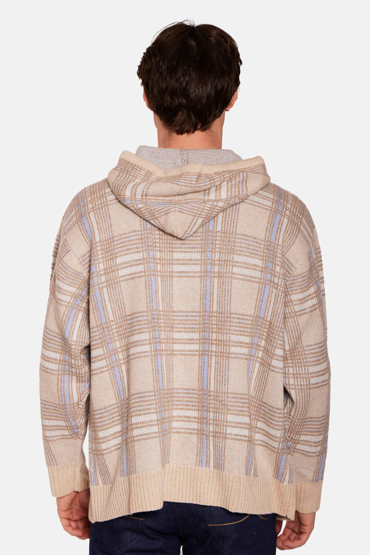 Cashmere Hood Multi Plaid
