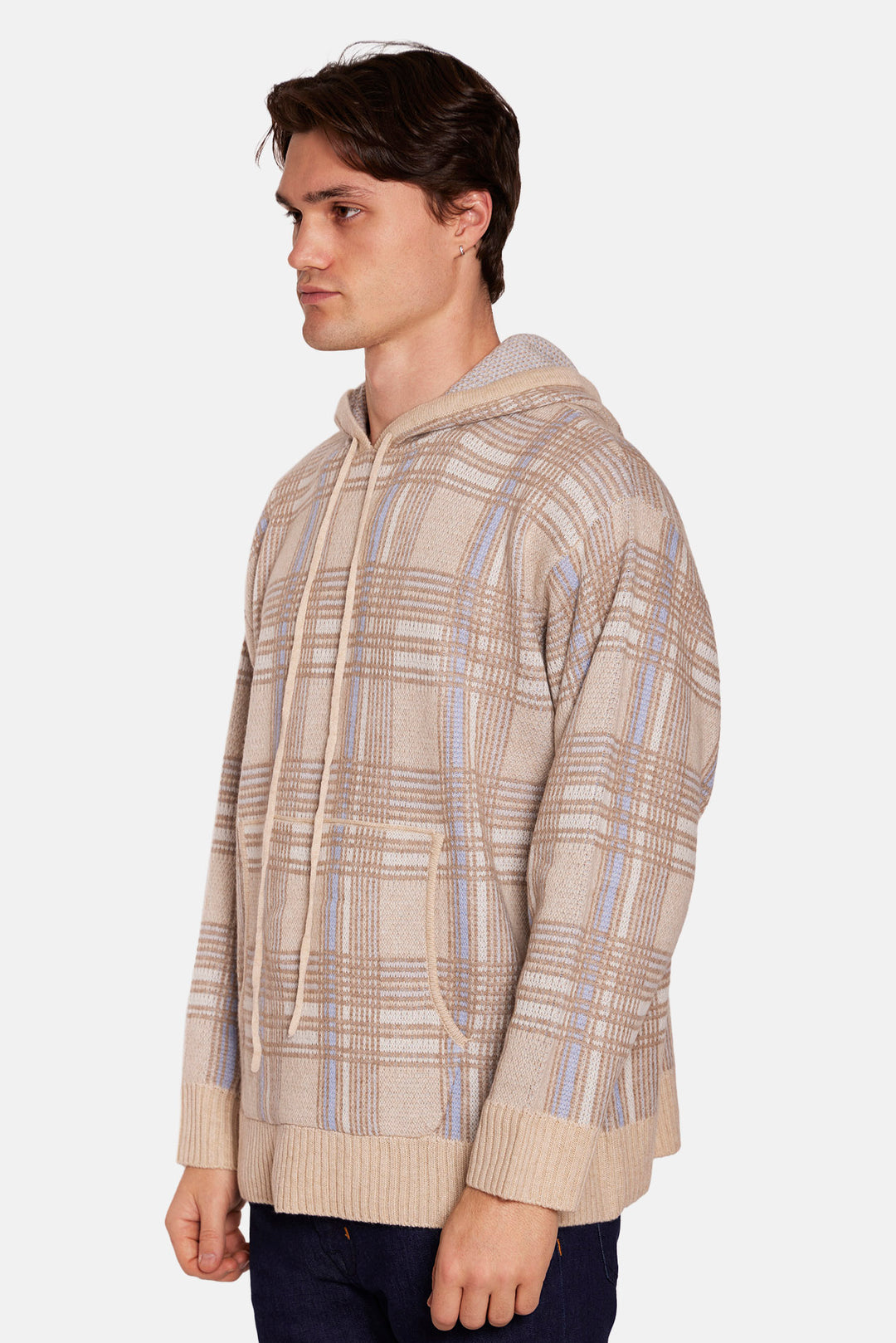 Cashmere Hood Multi Plaid