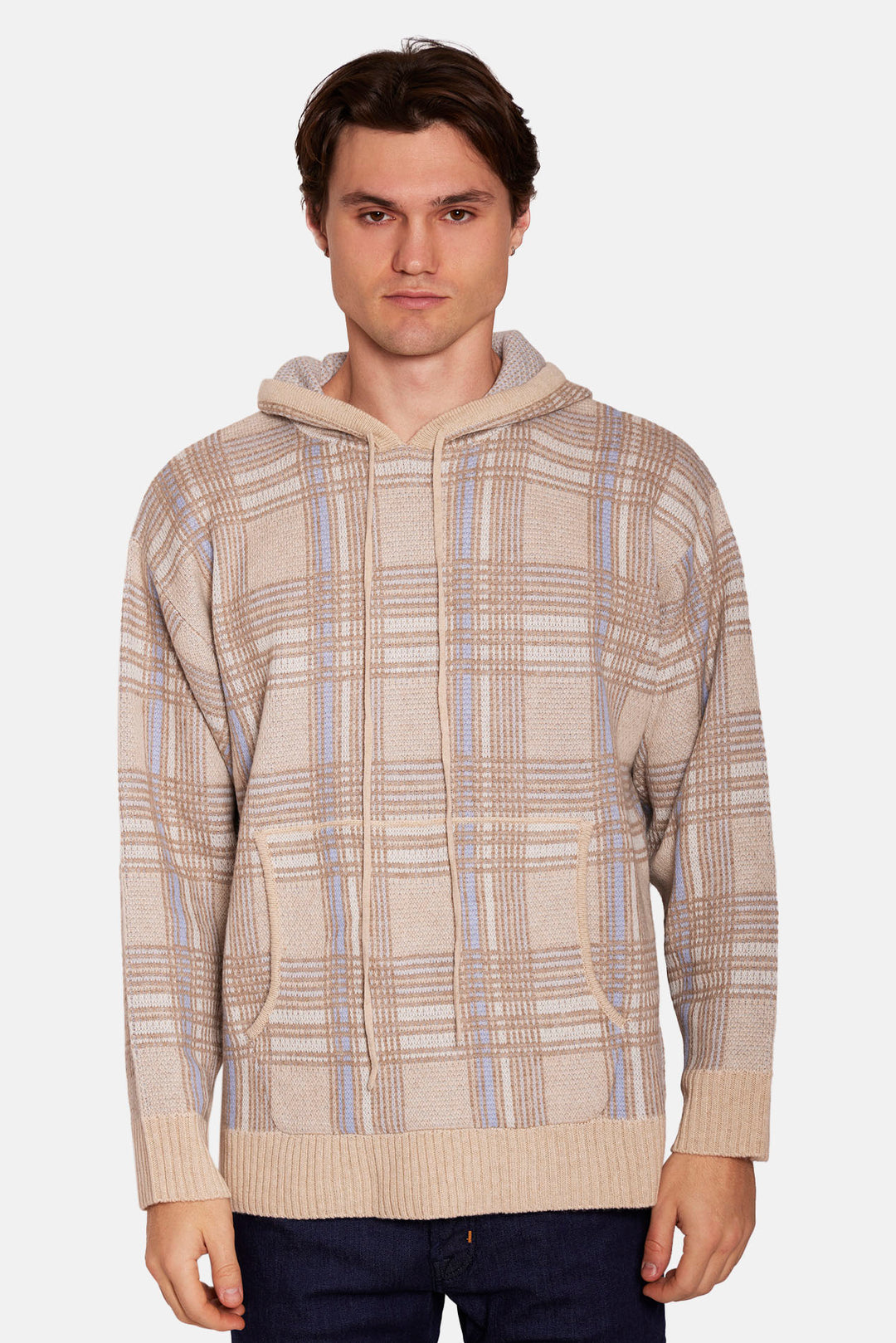 Cashmere Hood Multi Plaid
