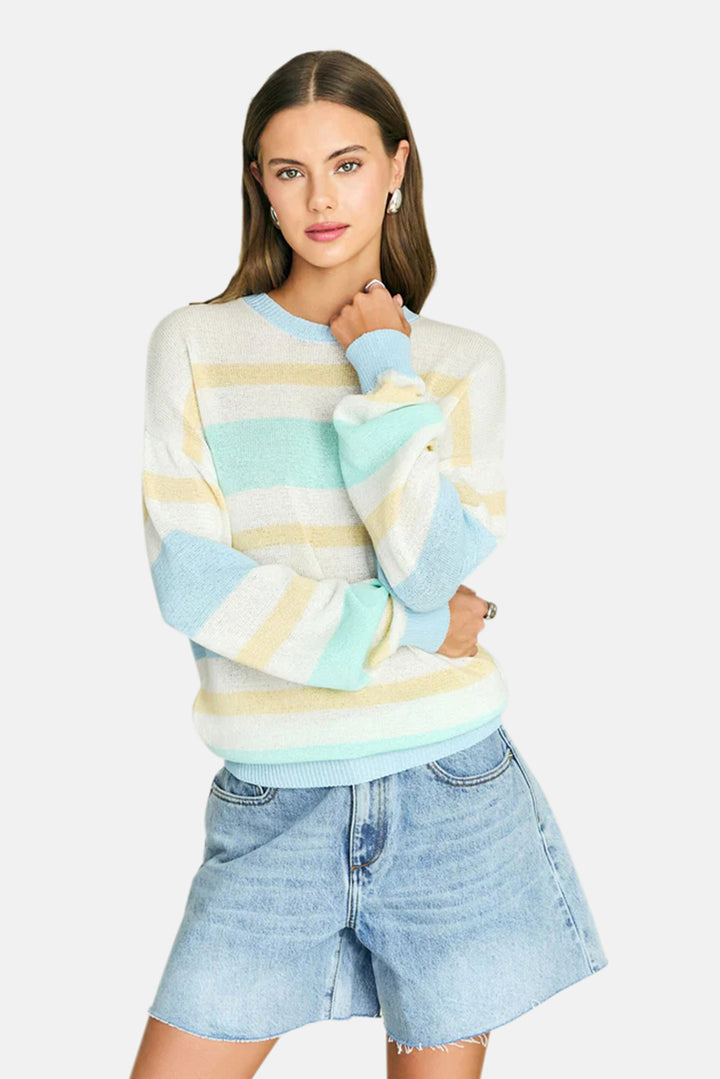 Cassian Sweater Pastel Stripe