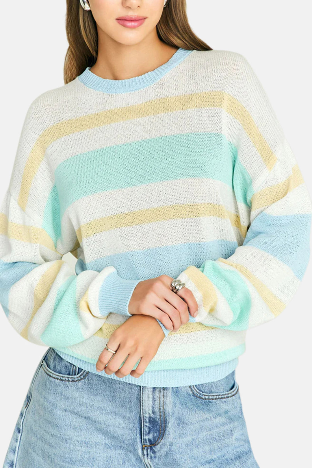 Cassian Sweater Pastel Stripe