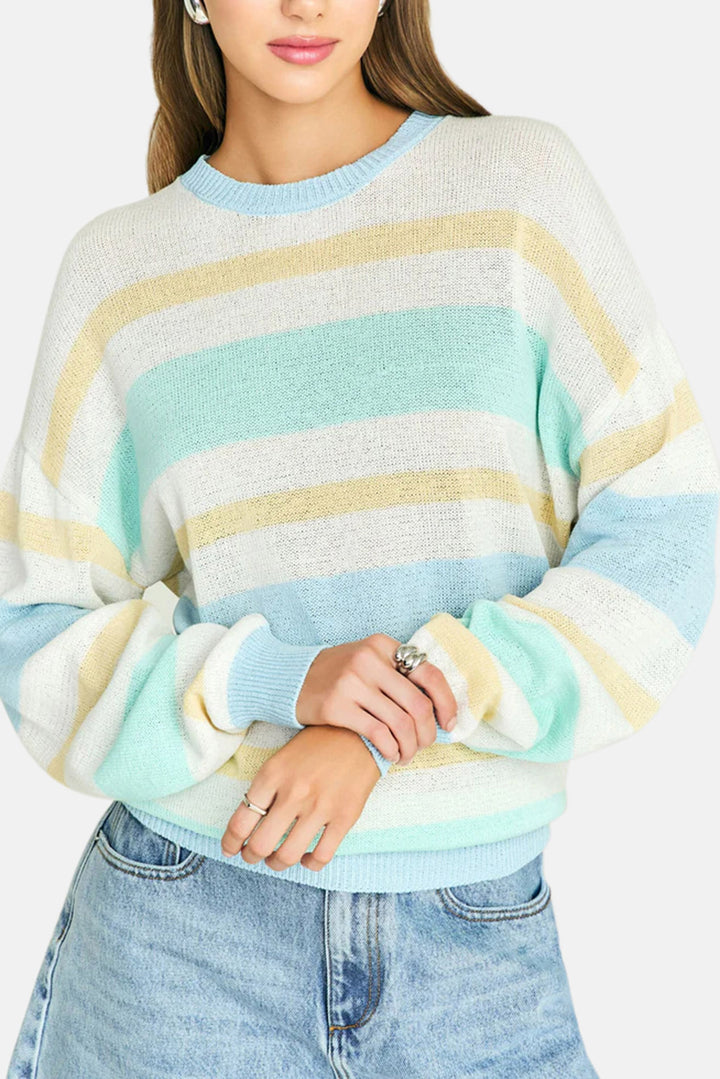 Cassian Sweater Pastel Stripe