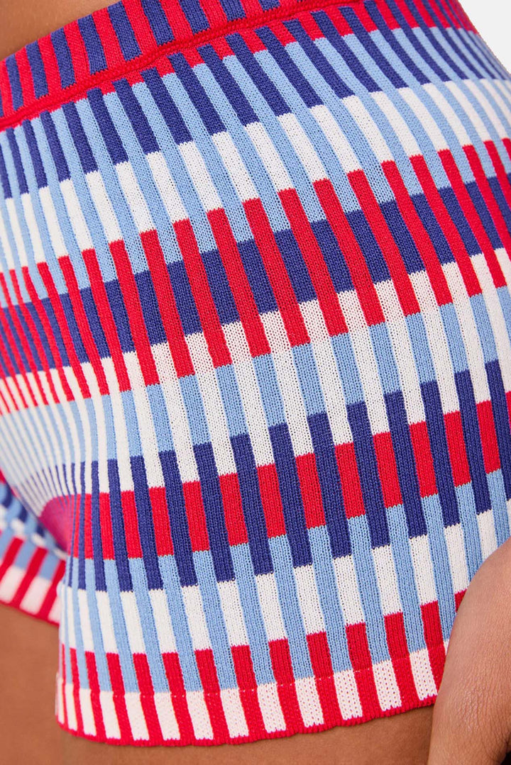 Celeste Short Americana Technicolor Mosaic