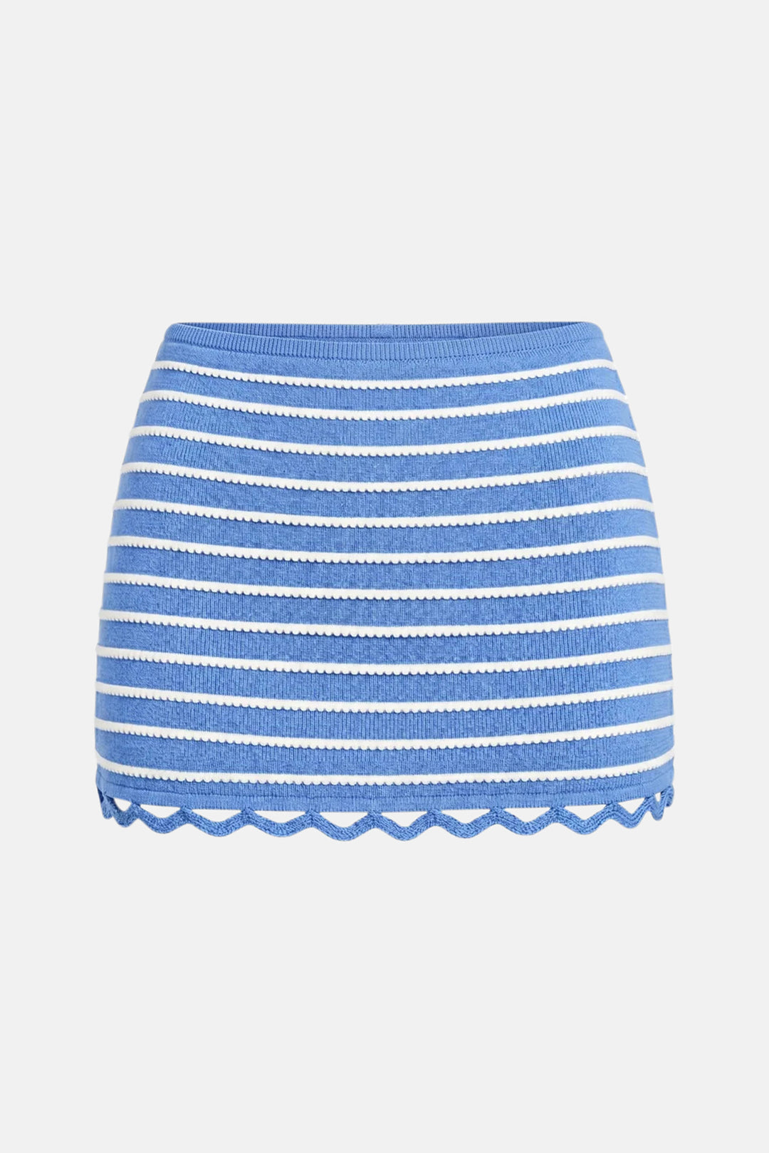 Celeste Skirt Tucked Stripe Marina Blue