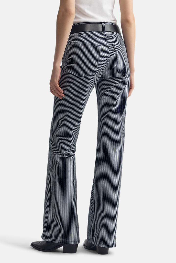 Celia Striped Jean Railroad Stripe Rinse