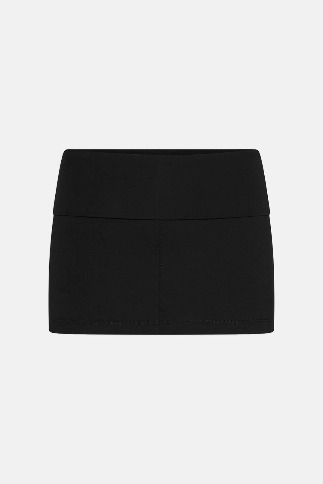 Chantal Foldover Mini Skort Black