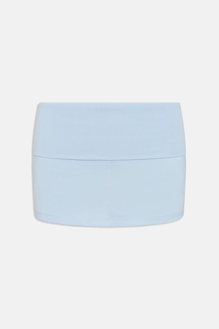 Chantal Foldover Mini Skort Powder Blue