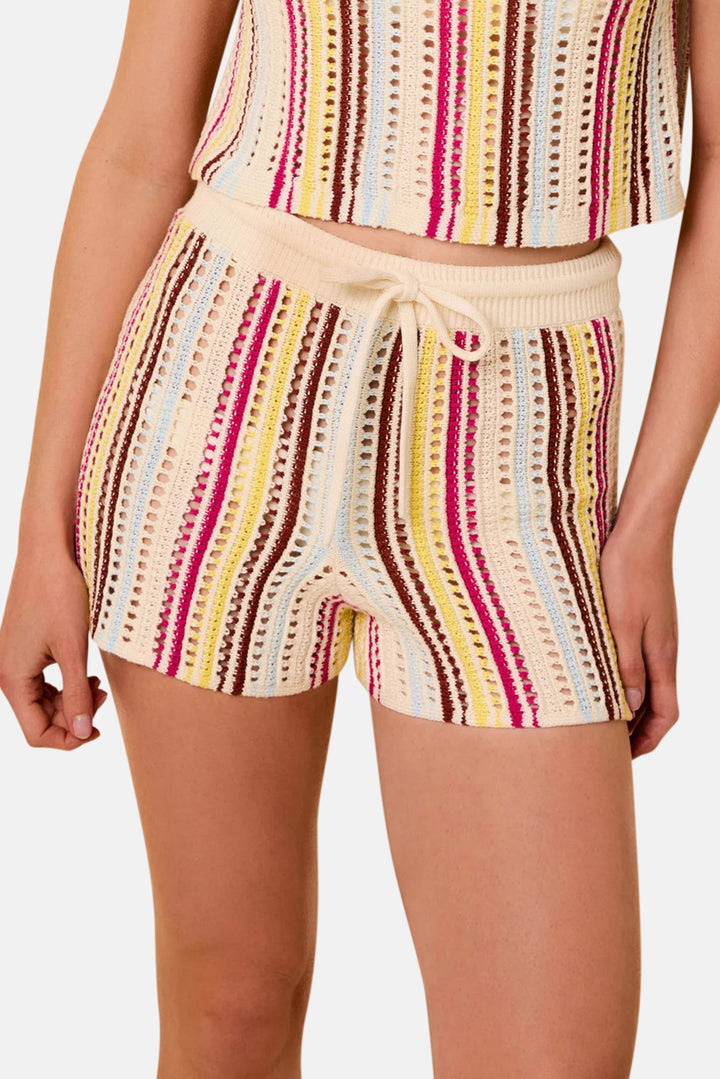 Charlie Short Ladder Knit Symi Stripe
