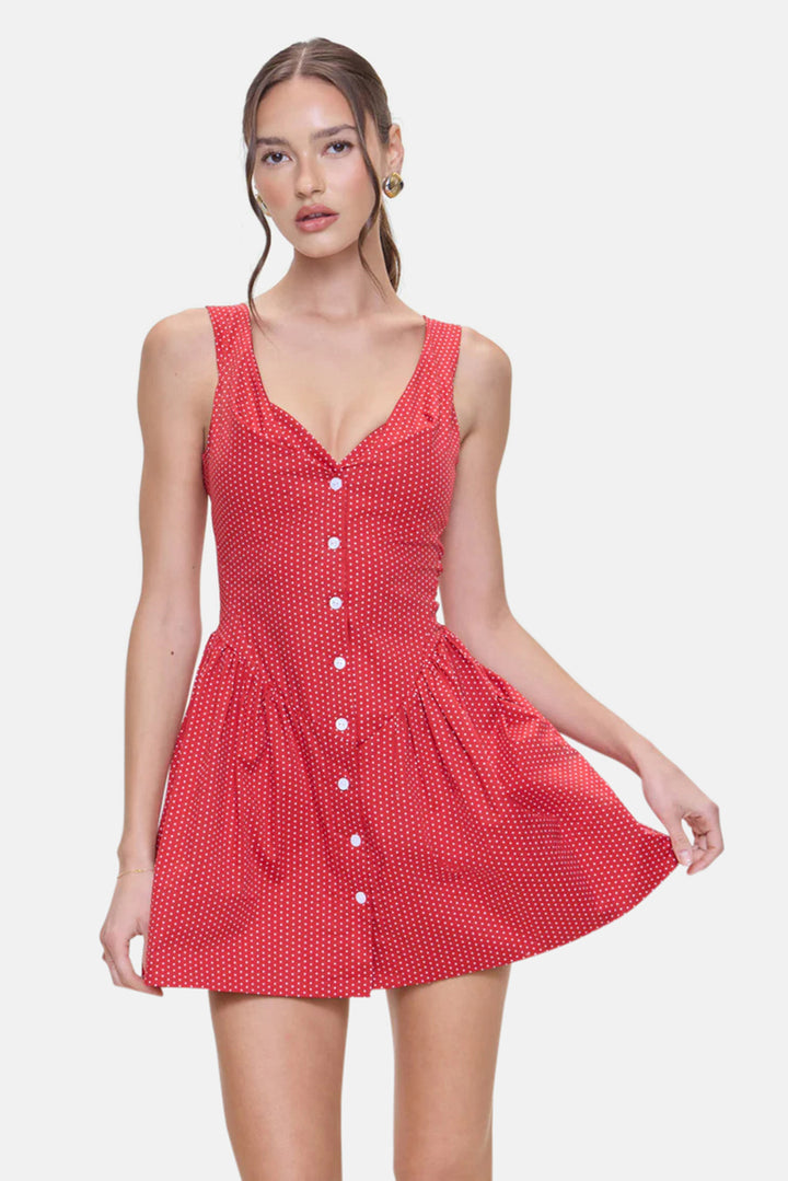 Charlotte Corset Mini Dress Ladybug