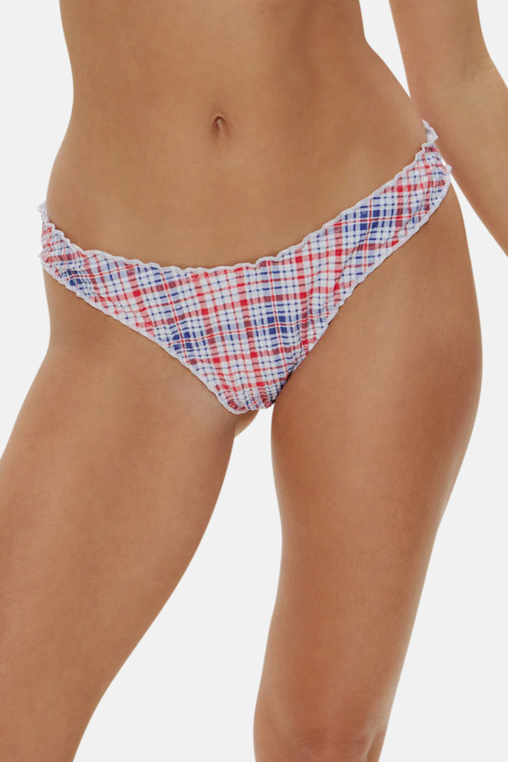 Charlotte Seersucker Bottom Americana Plaid