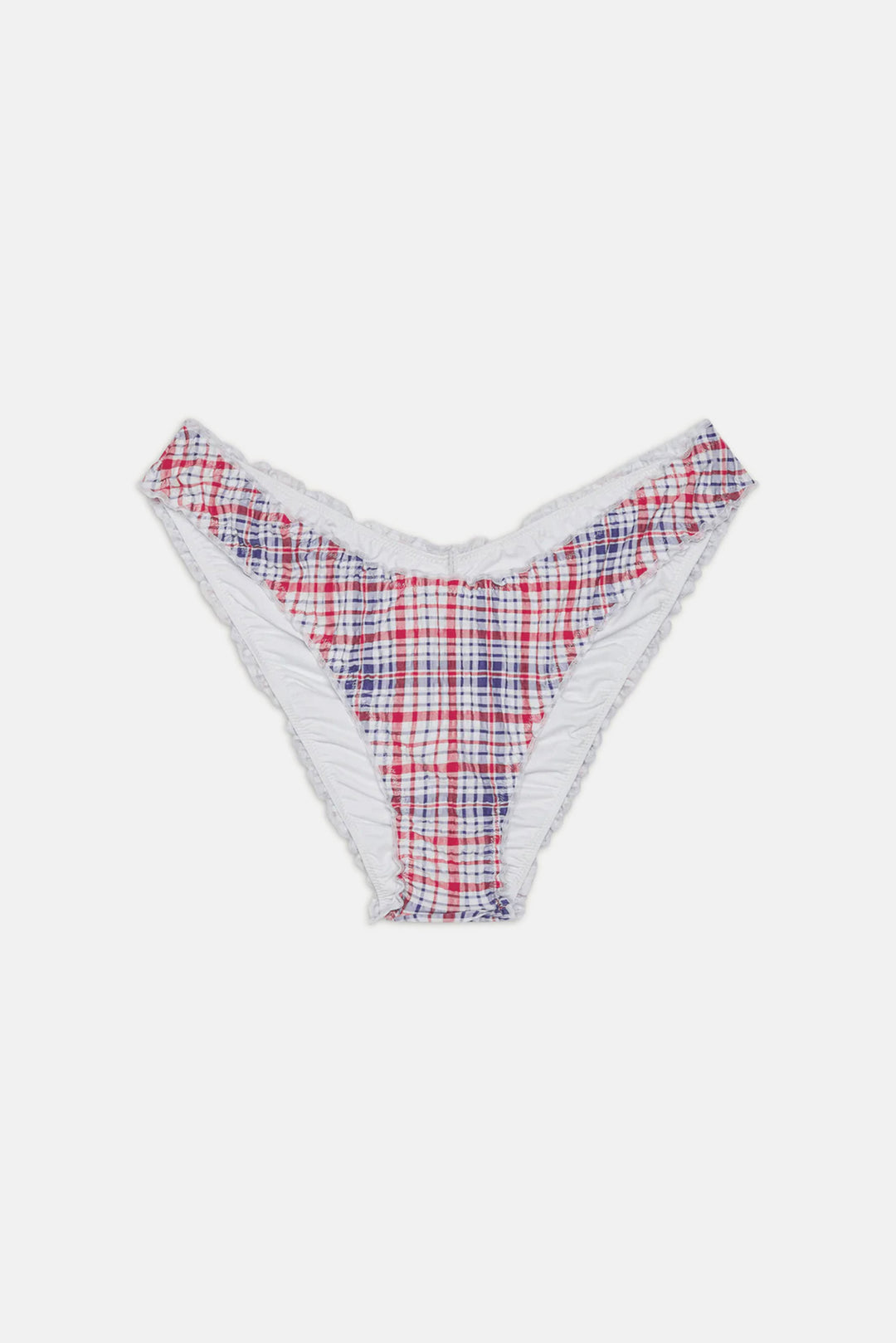 Charlotte Seersucker Bottom Americana Plaid