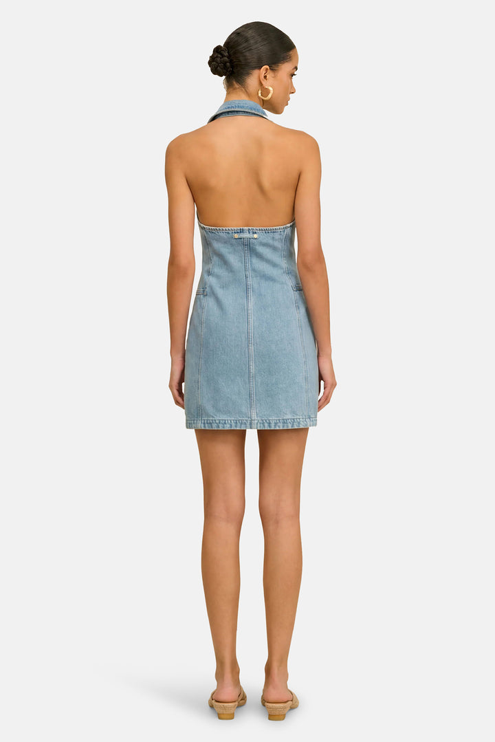 Charo Denim Dress Vintage Blue