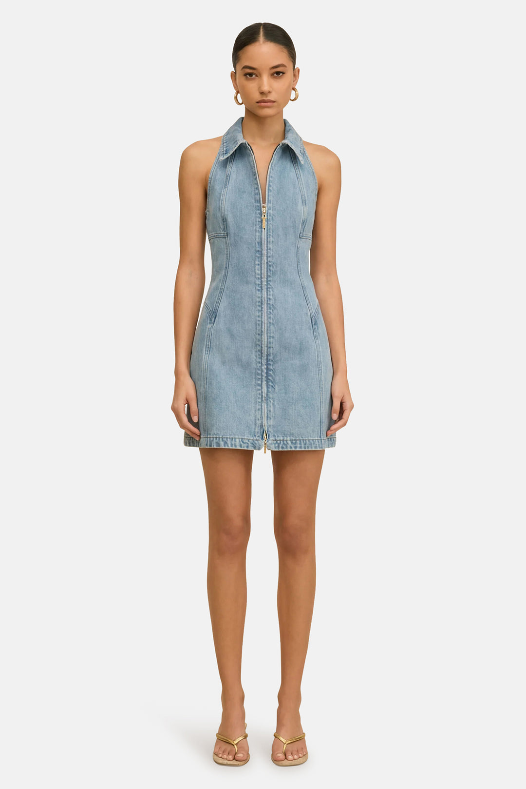 Charo Denim Dress Vintage Blue