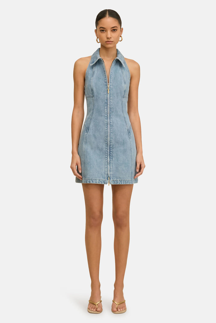 Charo Denim Dress Vintage Blue