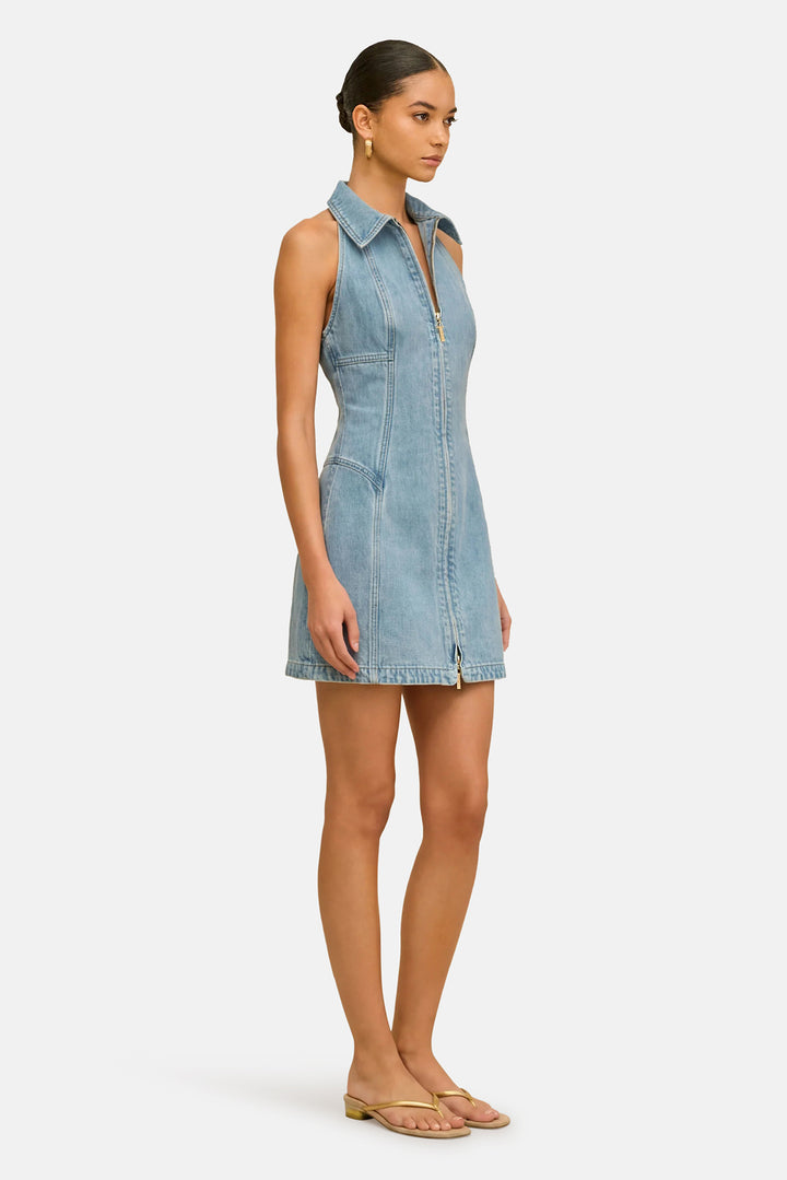 Charo Denim Dress Vintage Blue