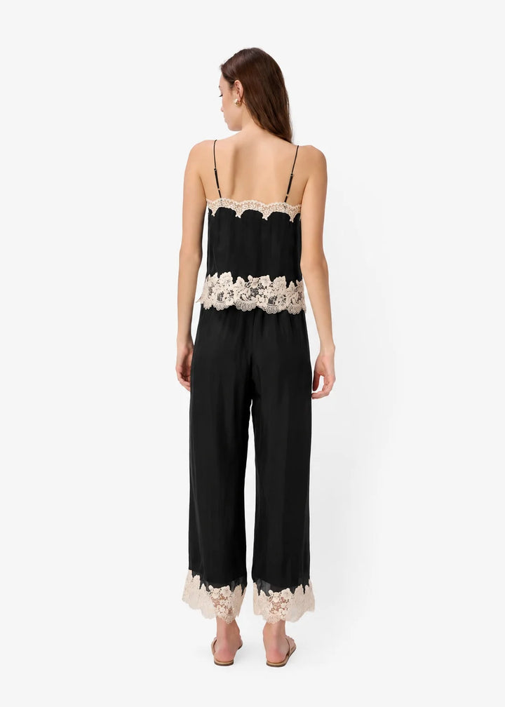 Gilda Silk Pant Black
