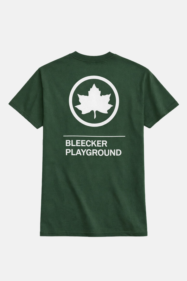 Leaf Bleecker Playground Tee Forest Green