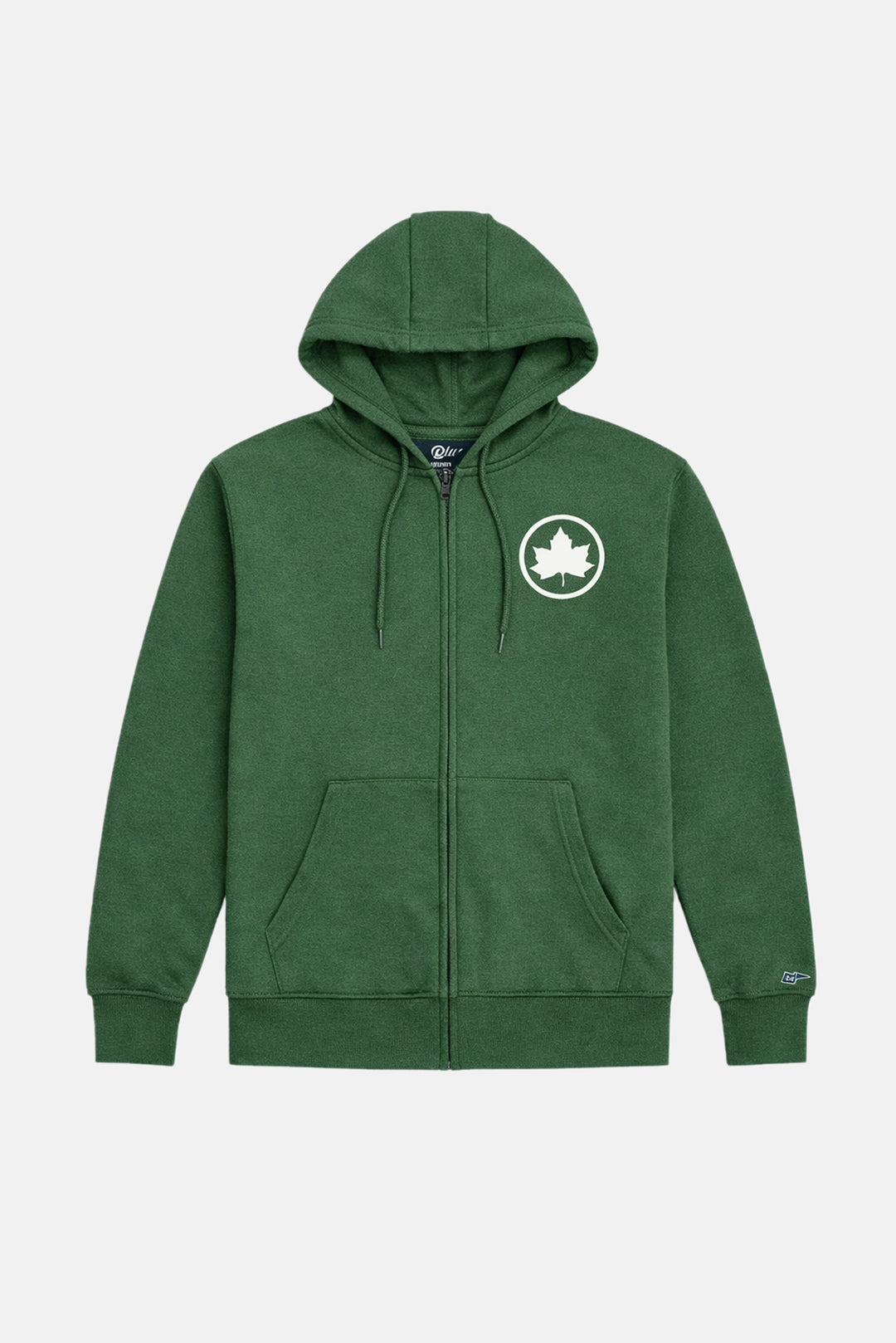 Bleecker Playground Zip Hoodie Washed Green