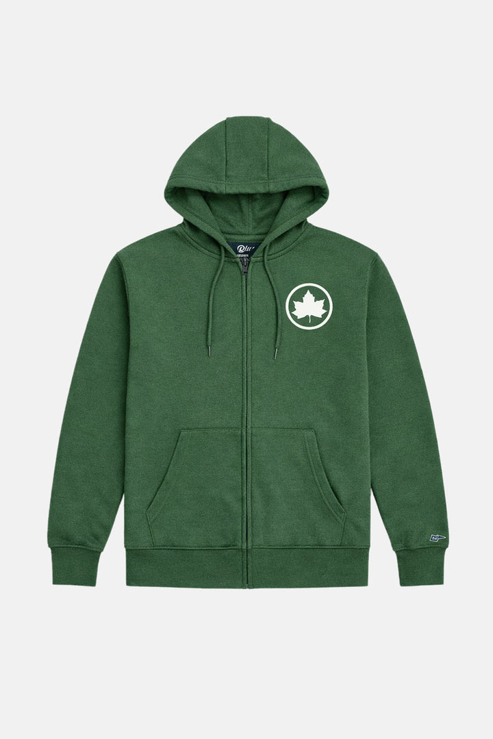 Bleecker Playground Zip Hoodie Washed Green