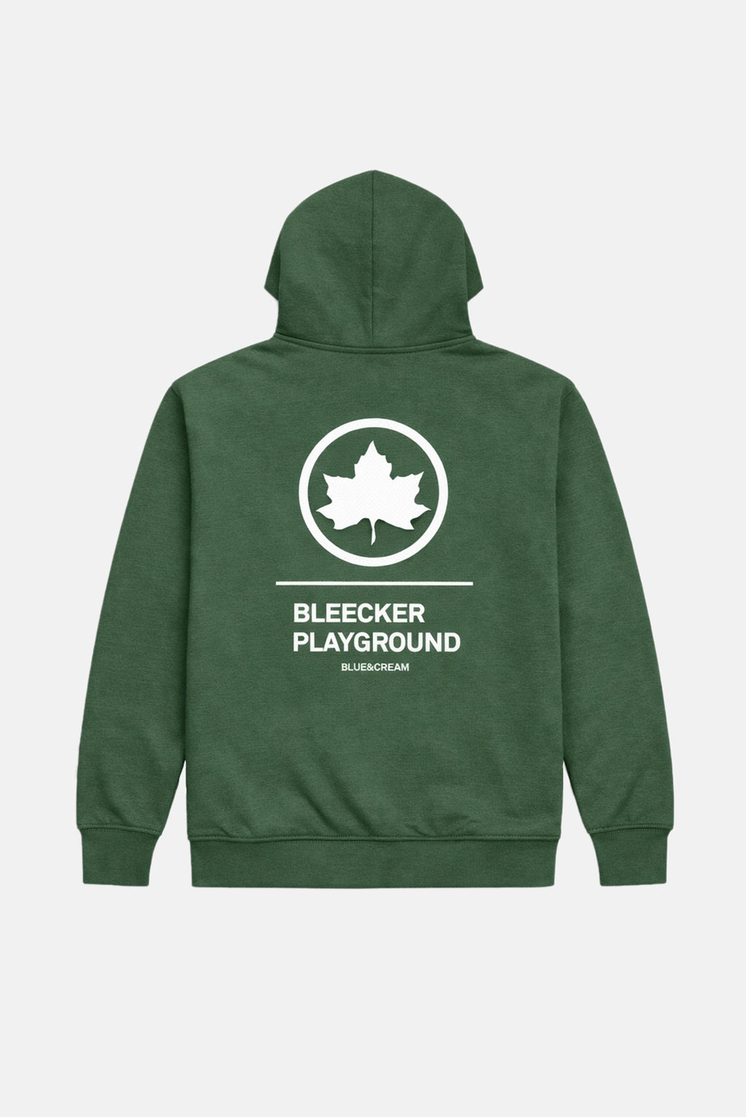 Bleecker Playground Zip Hoodie Washed Green