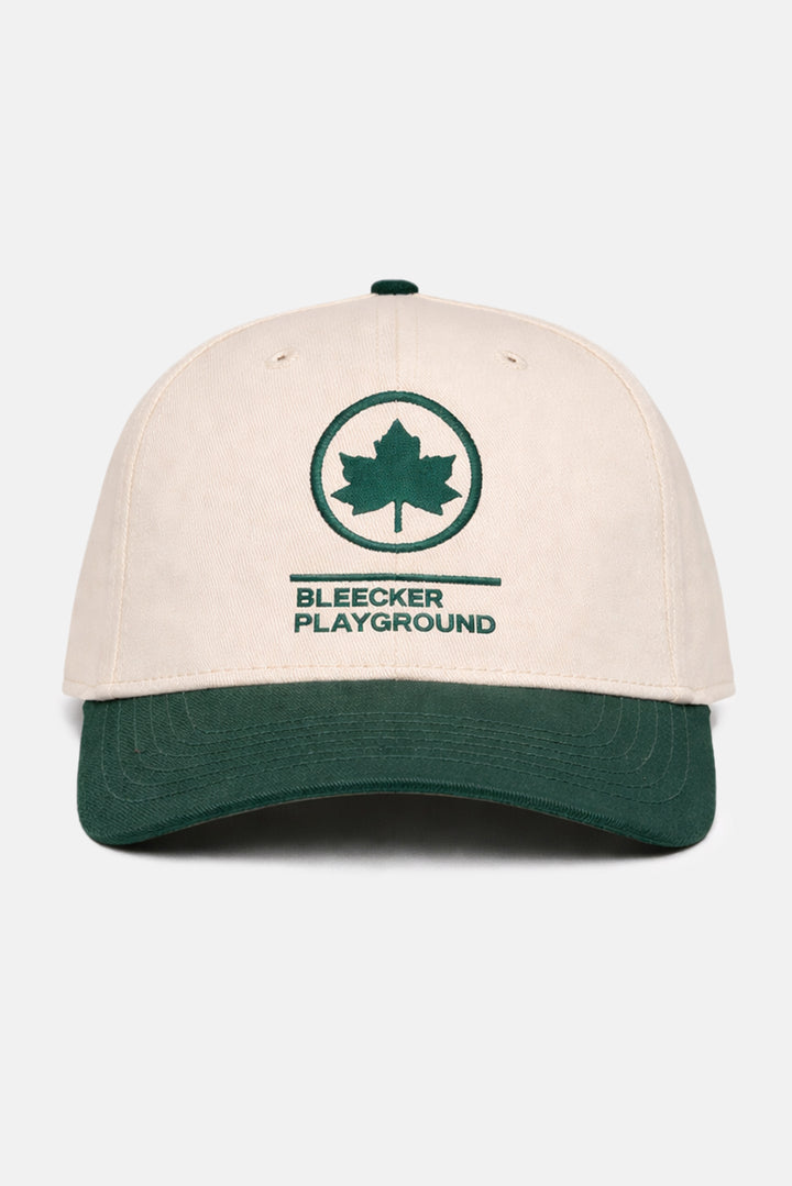 Bleecker Playground Snapback Beige/Green Brim
