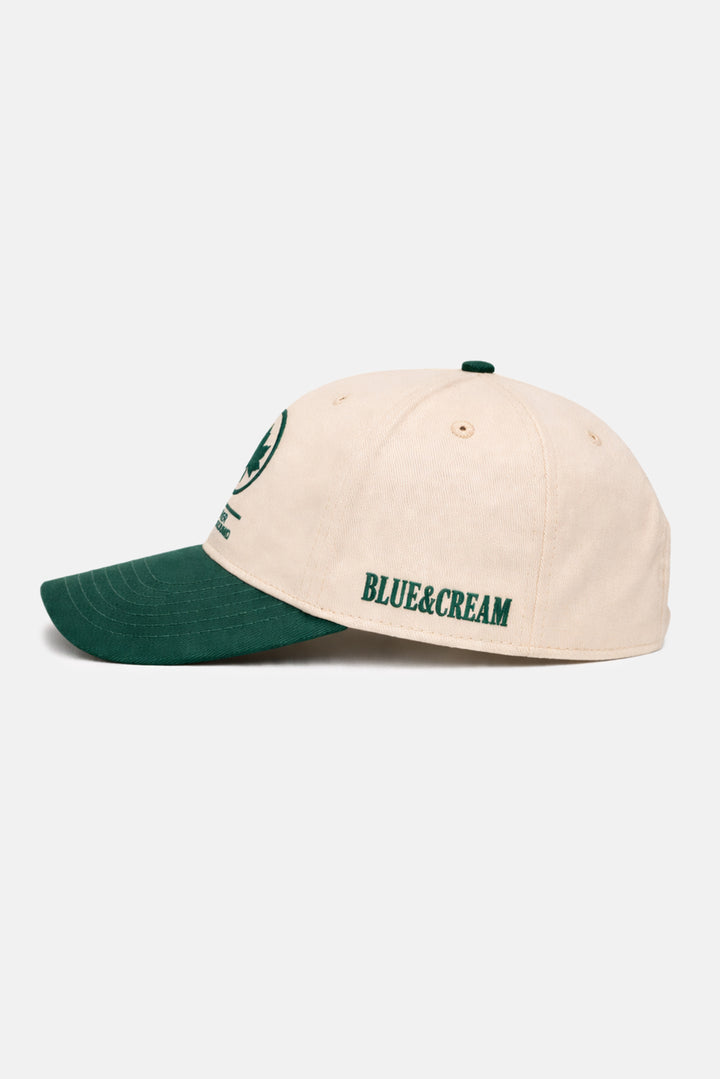 Bleecker Playground Snapback Beige/Green Brim