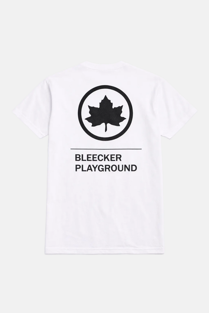Leaf Bleecker Playground Tee White