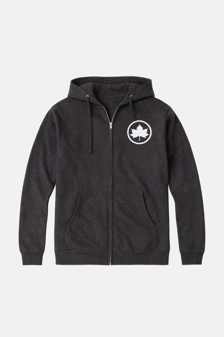 Bleecker Playground Zip Hoodie Charcoal