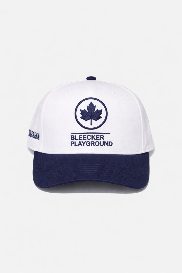 Bleecker Playground Snapback White/Navy