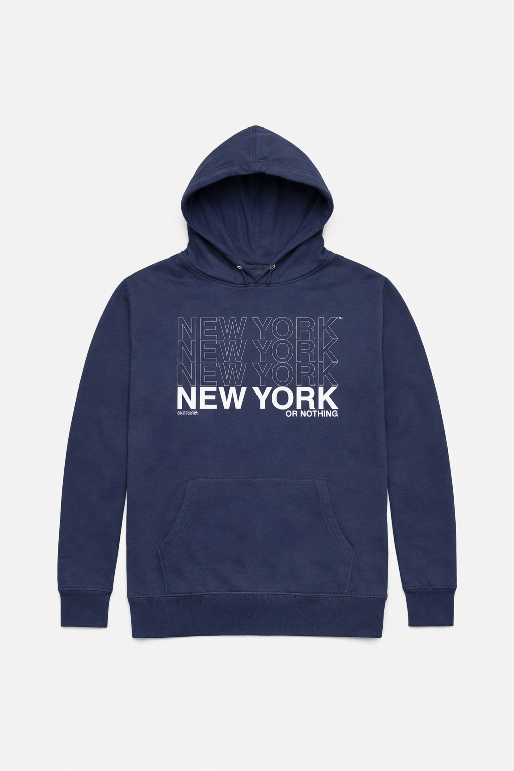 Kids New York or Nothing Hoodie Navy