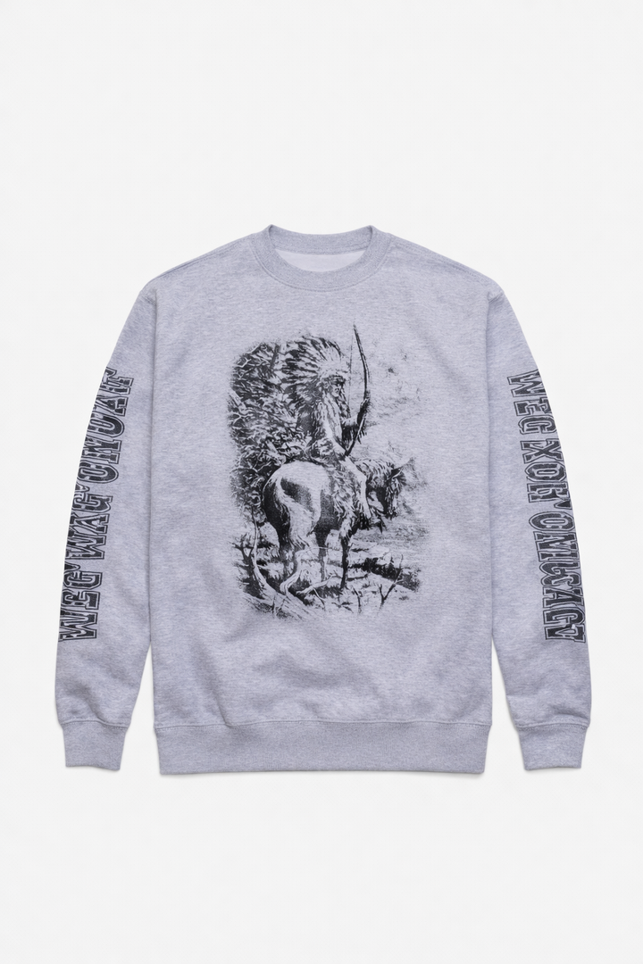 Chief Crewneck Heather Grey
