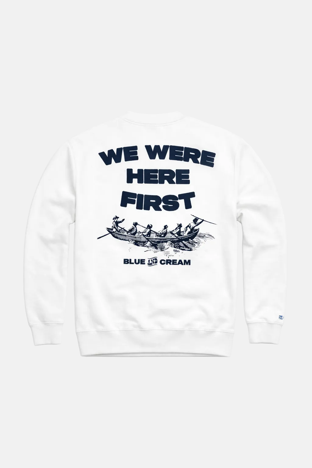 Sag Harbor Whalers Crewneck White