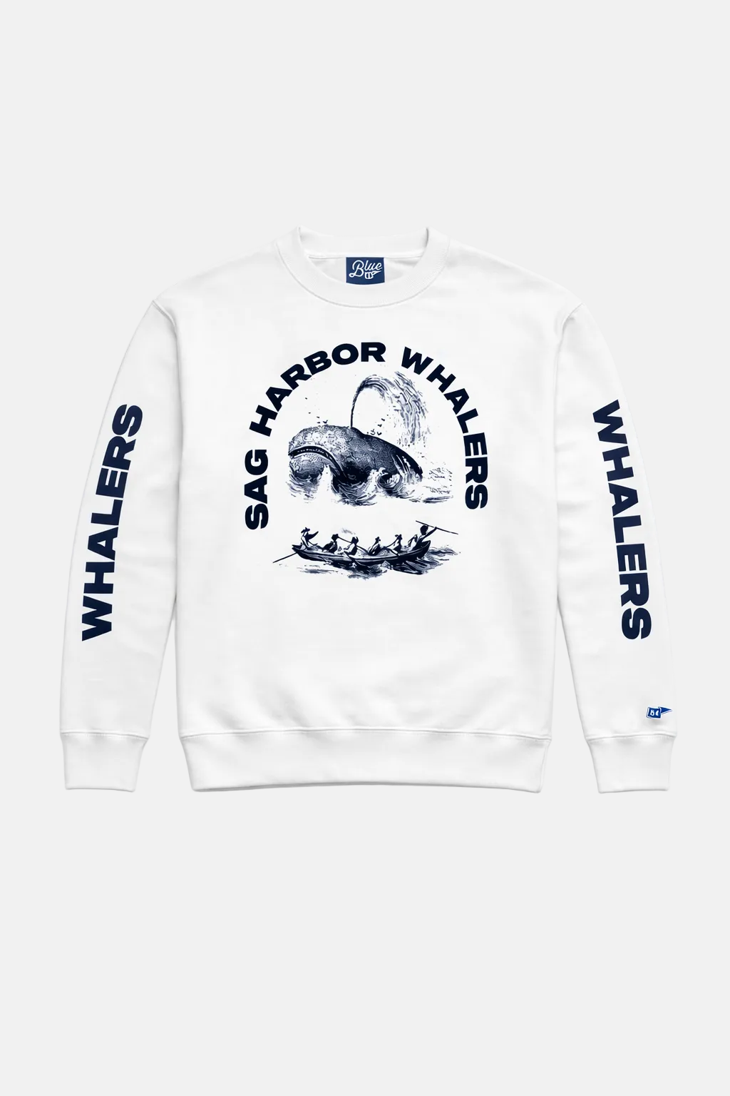 Sag Harbor Whalers Crewneck White