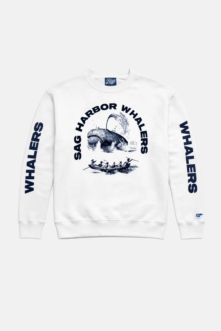 Sag Harbor Whalers Crewneck White